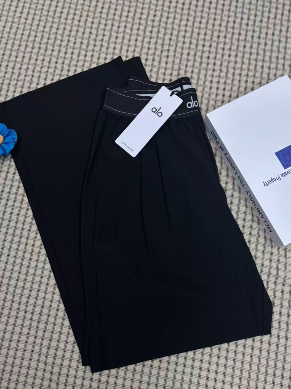 🎃Alo Yoga Suit Up Trouser Black (Regular 30" Inseam)✨Loose-fitting trousers - Picture 11 of 12
